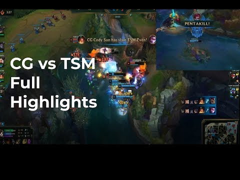 TSM vs CG All Games Full Highlights