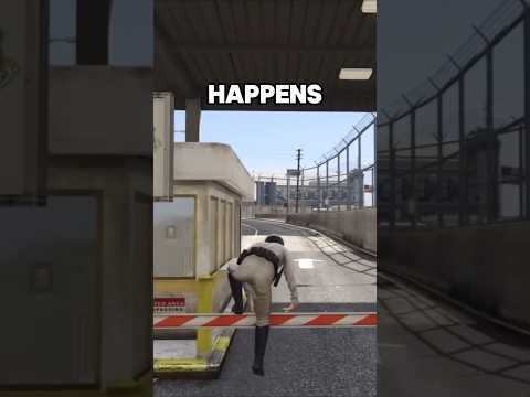 Entering military base as a cop in GTA games! #shorts #gtaworld #grandtheftauto #gaming #gta