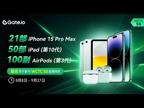 WCTC S5 重磅好禮，抽191件 iPhone 15 Pro Max 等豪禮