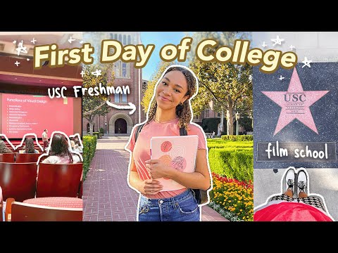 First Day of College at USC! (Freshman Year VLOG + GRWM)