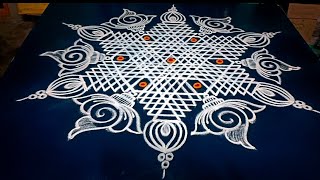 Traditional Friday Rangoli designs 🌺 Easy festival kolam designs