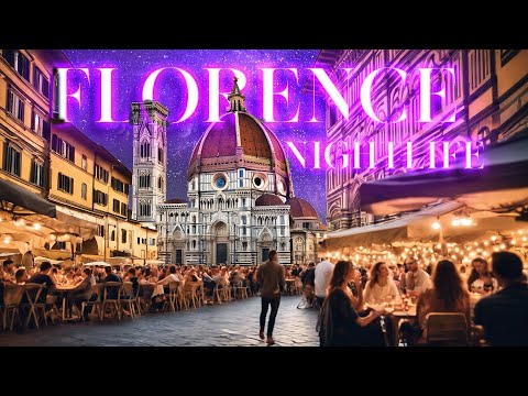 What to do in Florence at Night   Central Market - (with subtitiles)