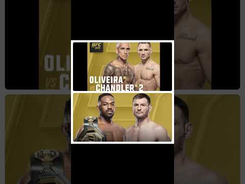 Michael Chandler and Charles Oliveira or  Jon Jones vs. Stipe Miocic? #shorts #ufc309 #ufc #mma #fy