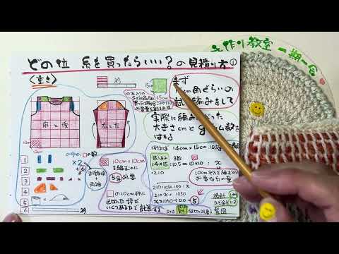 棒針134　毛糸って何玉買えばいい？見積もり計算の仕方・ichigoはどうしてる？2024年6月11日