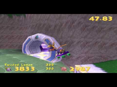 Spyro 3 - Enchanted Towers Skateboarding