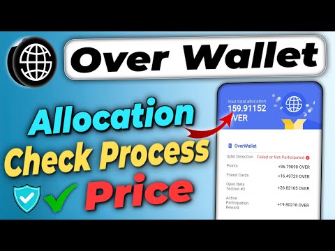 Over wallet airdrop allocation | over wallet token price | over wallet conversion ratio