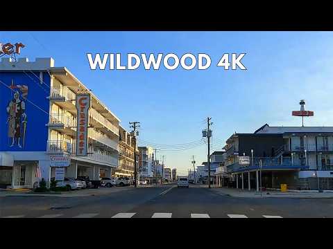 Wildwood 4K Driving Tour | New Jersey Shore Drive Through