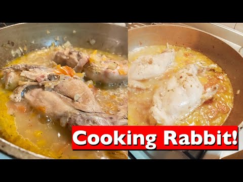 Easy rabbit recipe! 簡単なウサギ肉のレシピ！