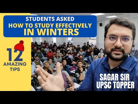 ठंड में पढ़ने के सही तरीक़े | How to Study In Winter | Follow Any 6 Tips |Studies in Winter Season🥶