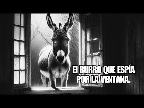 El burro que espía por la ventana. Y una historia más.