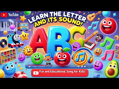 Learn the Letters A, B, C, D, E and Their Sounds! | Fun & Educational Song for Kids