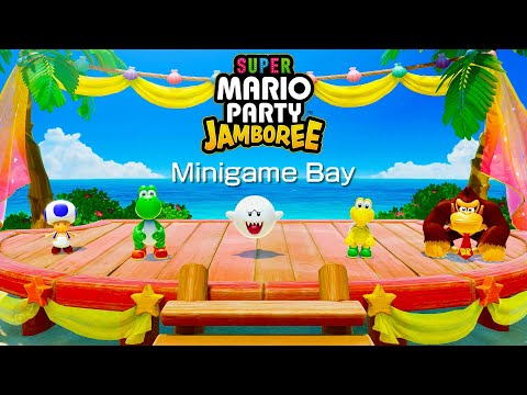 Super Mario Party Jamboree - Minigame Bay (All Modes)