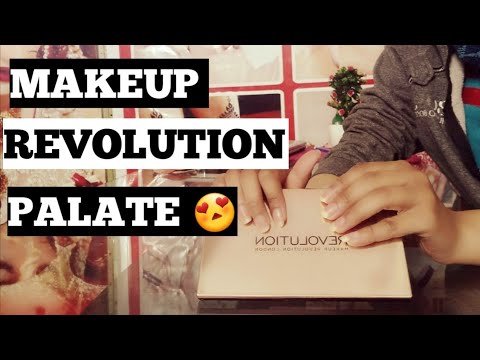 BEST DRUG STORE BRAND  "MAKEUP REVOLUTION"FLAWLESS EYE PALATE REVIEW IN URDU 😊