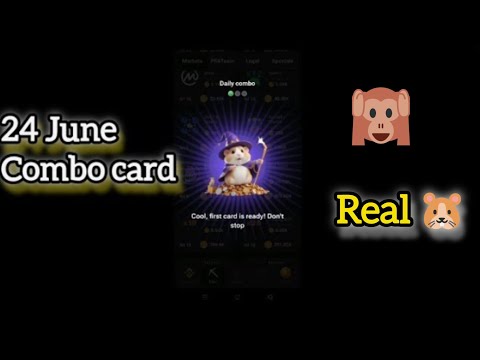 Hamster Kombat Daily Combo Card || Today: 24/06/2024 || Claim 5M Coins to Hamster Kombat Wallet