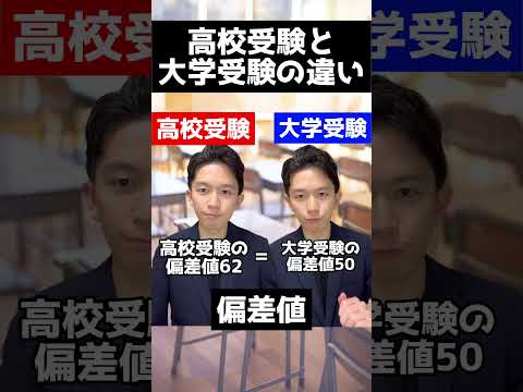 高校受験と大学受験の違い