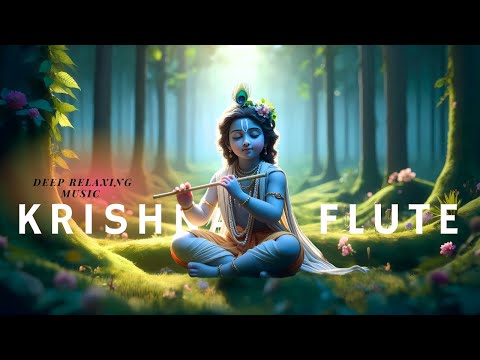 Krishna's Flute Music: Deep Meditation ||  Relaxing Music Stress Relief Music, Study, Calming Music