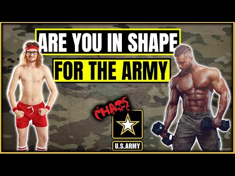 Are you in good enough shape for Army Basic Training?