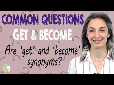 Get & Become | English Vocabulary Lesson