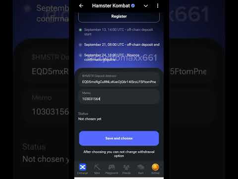 How to connect your binance you to hamster Kombat #hamsterkombat #hamsterkombatwalletconnect