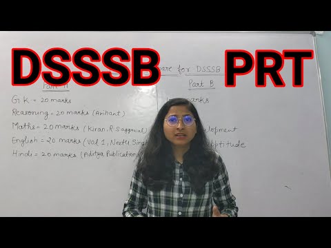 DSSSB PRT 2023 Booklist and exam pattern | How to prepare for DSSSB PRT एकदम बेसिक से ✌| NIOS and CD