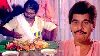 Tamil Comedy Videos || Senthamarai Food Eating Comedy Scene || CosmoFlix || Full HD