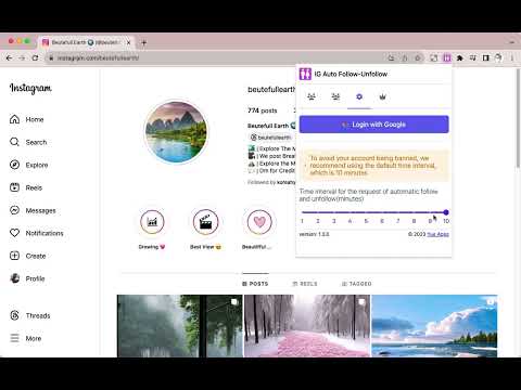 Instagram Mass Auto Follow Unfollow Extension(2024) | Grow Instagram Organically