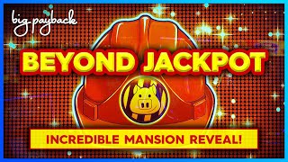 EPIC MANSION! Huff N' More Puff Power 4 Slot - AND $20/SPIN BONUS!