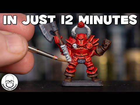 Painting HeroQuest Miniatures Like its 1989...