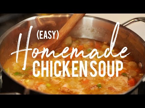 How To: EASY HOMEMADE CHICKEN SOUP | Kaitlyn Taylor