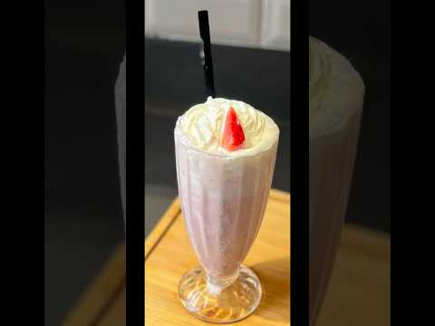 Strawberry banana milk shake sugar free #shorts#video#