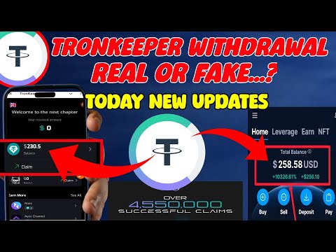 Tronkeeper Today New Updated l Tronkeeper withdraw l tonkeeper Airdrop Claim l Tronkeeper