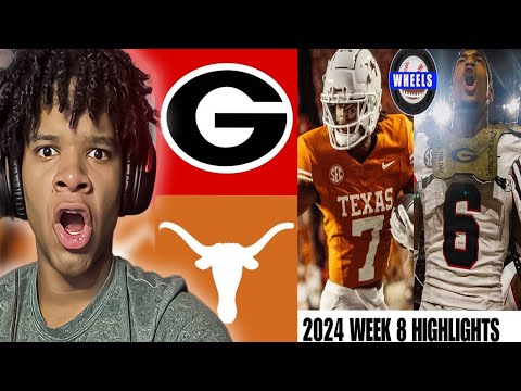 FonceKam Reacts to #5 Georgia vs #1 Texas | Full Game Highlights