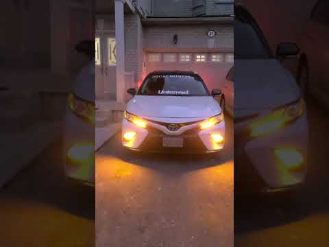 2019 Toyota Camry XSE (Canadian) Fog Lamp and ambient light Installation (Link in Description)