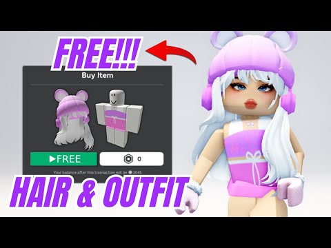 [VERY EASY] GET NEW FREE HAIRSTYLE AND OUTFIT 🤩🥰