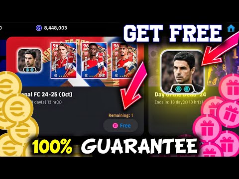 100% WORKING TRICK TO GET ARSENAL PACK FOR FREE | NEW ARSENAL PACK EFOOTBALL 2025