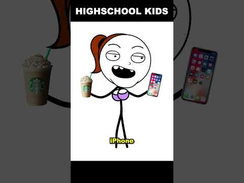 Worst Kids In High School-Plastics #highschool #animation #comedy #basic