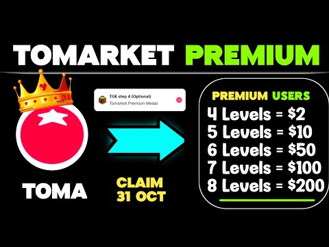 How to Buy Tomarket Premium Medal Tasks Tomarket New Update Today & Increase tricks