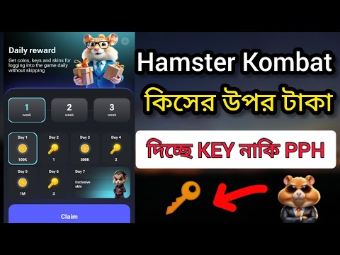 কিসের উপর টাকা দিচ্ছে KEY নাকি PPH || Hamster Kombat AirDrop Listing 26 September || Bangla