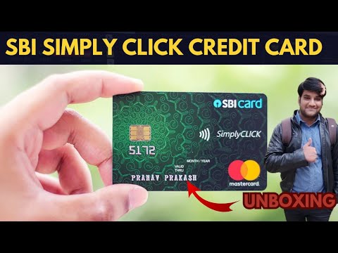 SBI simply click credit card UNBOXING !! SBI Credit Card Online Apply | SBI Credit Card 2024 !!