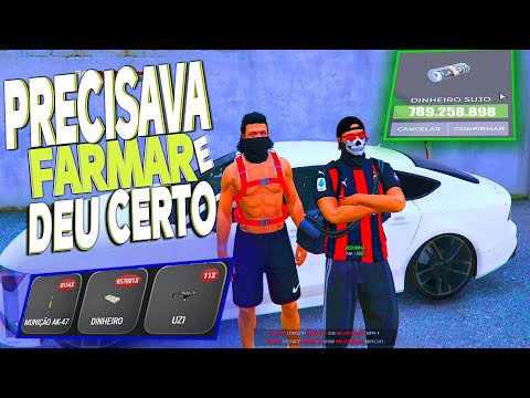 RECOMEÇANDO NO MODO FARMAR DESMANCHE com MOD MENU no GTA RP