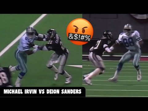 Michael Irvin Vs Deion Sanders 🔥 (1992) Michael Irvin ‘CHALLENGED’ Deion Sanders! 😳