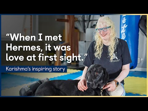 My Guide Dog Hermes Has Helped Me Feel More Confident and Has Changed How I Feel About Myself