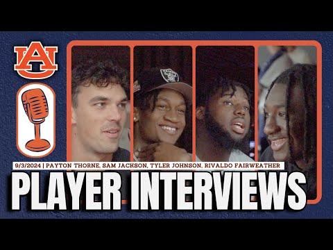 Payton Thorne, Sam Jackson on Cal Week and More | Auburn Player Q&A 9/3/24