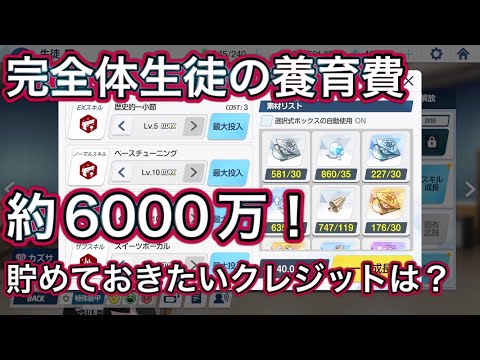 【ブルアカ】 完全体生徒の養育費6000万！ 貯めておきたいクレジットは？ ずんだもん音声字幕解説 【ブルーアーカイブ】#ブルアカ