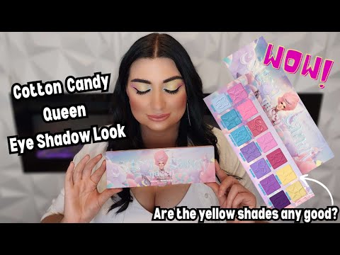 Natasha Denona Serum Concealer + Jeffree Star Cosmetics Cotton Candy Queen Palette Look