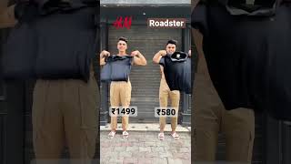 H&m vs Roadster #roadster #hnmhaul #dailyshorts #outfitideas #comparison #styling #brand #styles