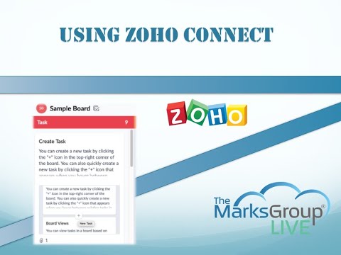 How to Use Zoho Connect