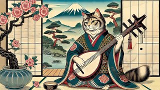 Japanese Shamisen 三味線 X Jazz Fusion【喵獸戲畫】Relaxing Background Music for Working or Study