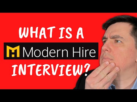 What is a Modern Hire interview?