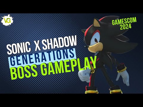 Sonic x Shadow Generations - Metal Overlord Boss Gameplay in 4K | Gamescom 2024